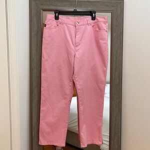 NWOT Pink Lauren Jeans by Ralph Lauren Size 14 97% cotton!!☘️☘️